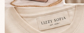 Etiqueta de ropa Lizzy Sofia